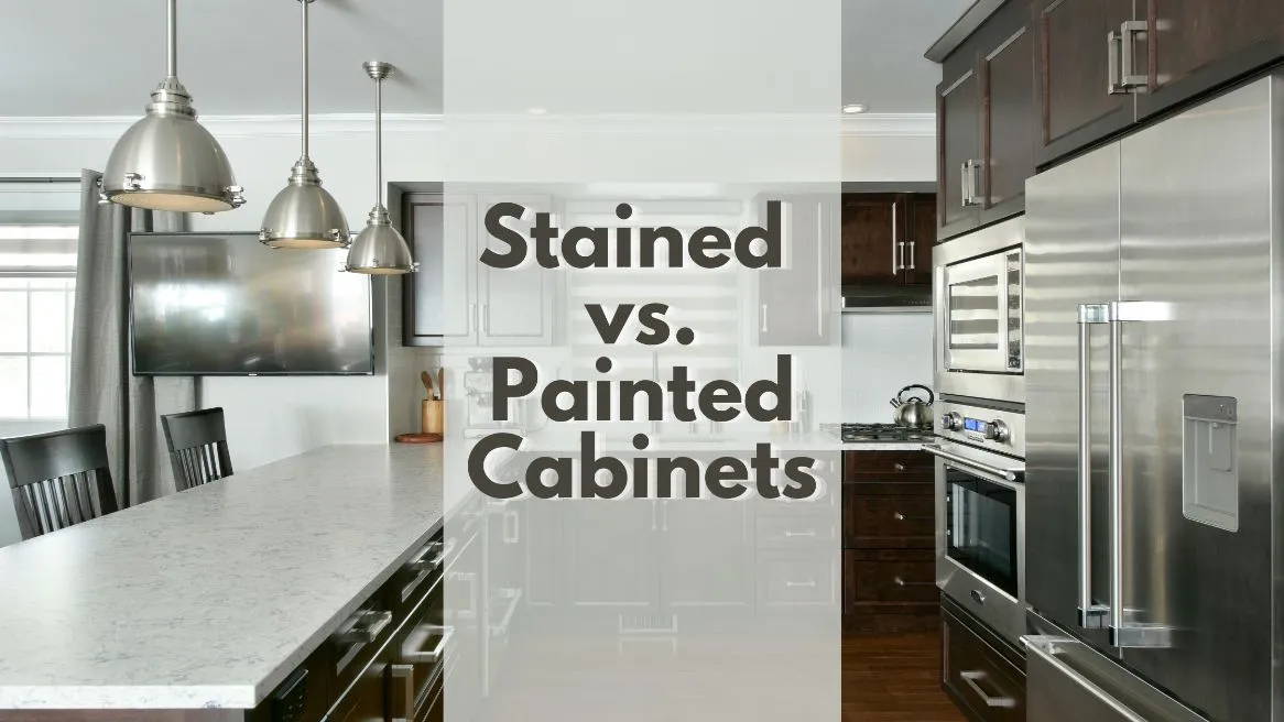 Stained vs. Painted Kitchen